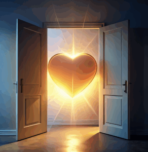 Heart Through Doorway